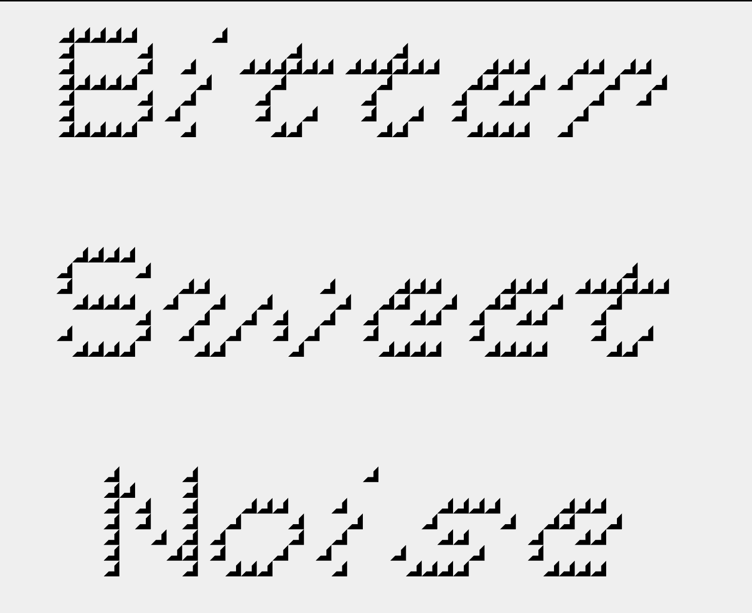 image of the text "Bitter Sweet Home" in the typeface BianZhiDai