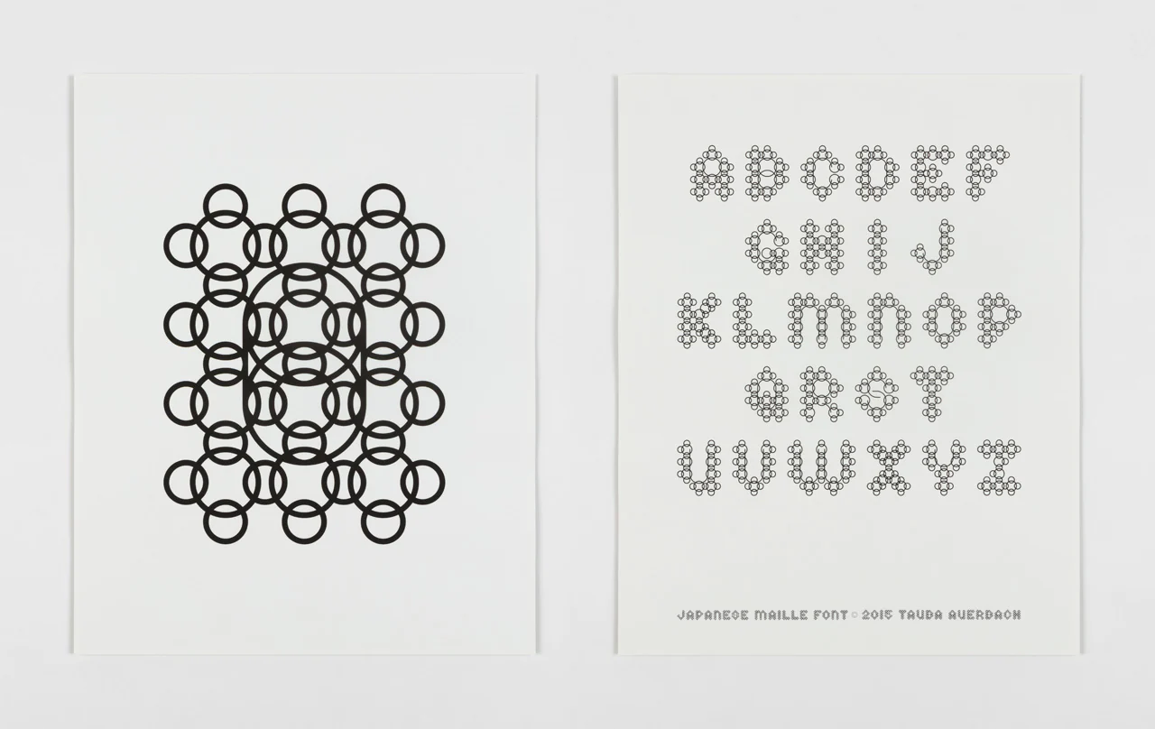 Tauba Auerbach Type Specimen