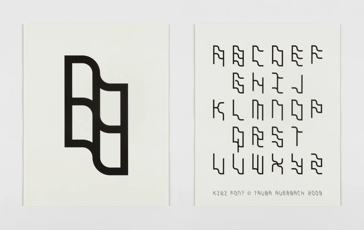 Tauba Auerbach Type Specimen