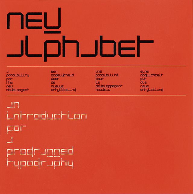 Wim Crouwel New Alphabet